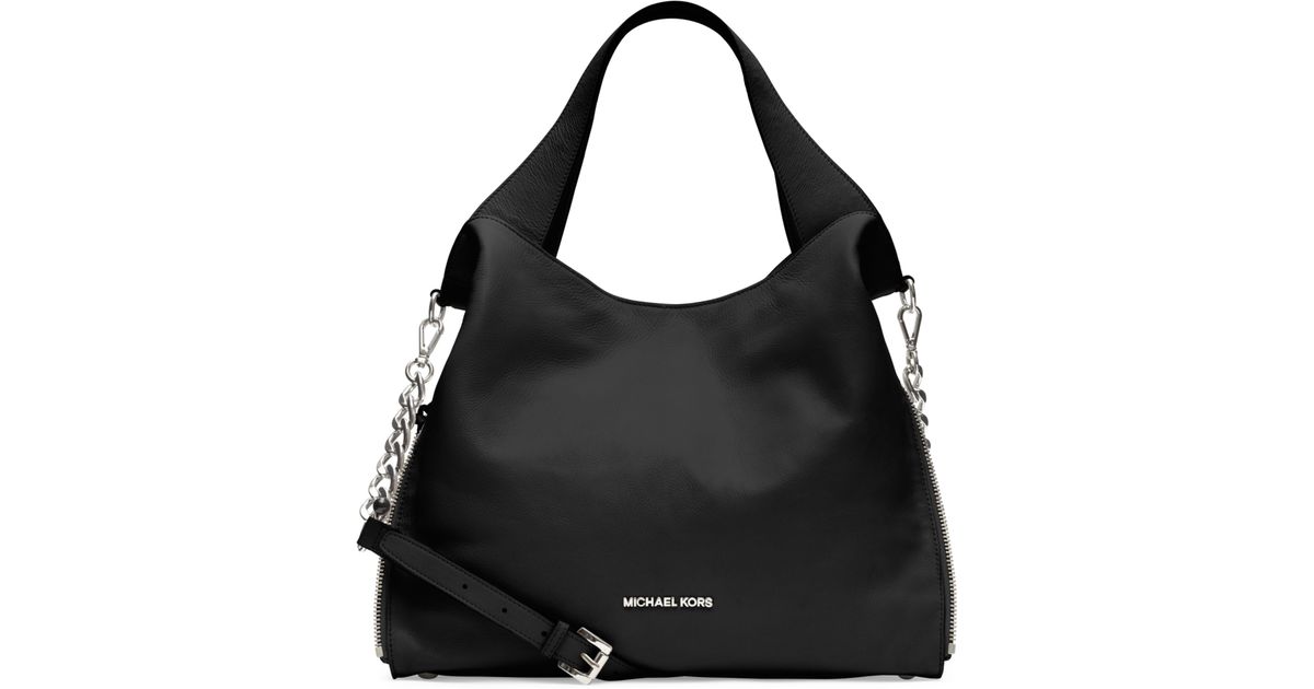 michael kors devon large shoulder tote black