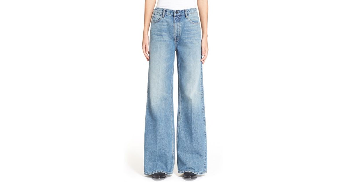 alexander wang wide leg jeans
