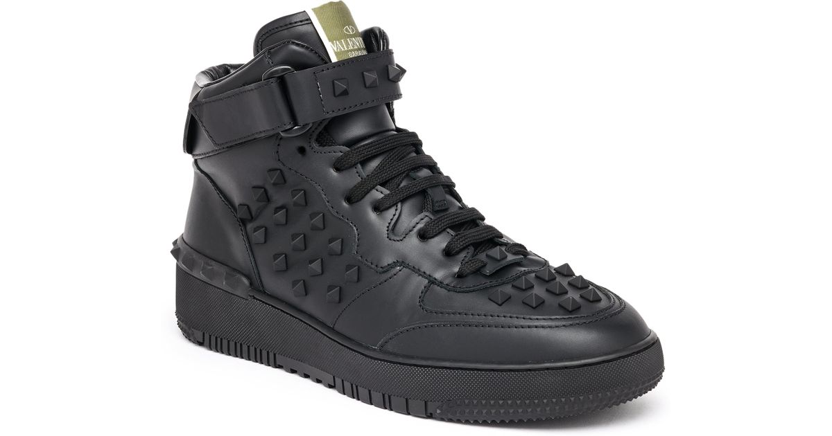 high top valentino sneakers