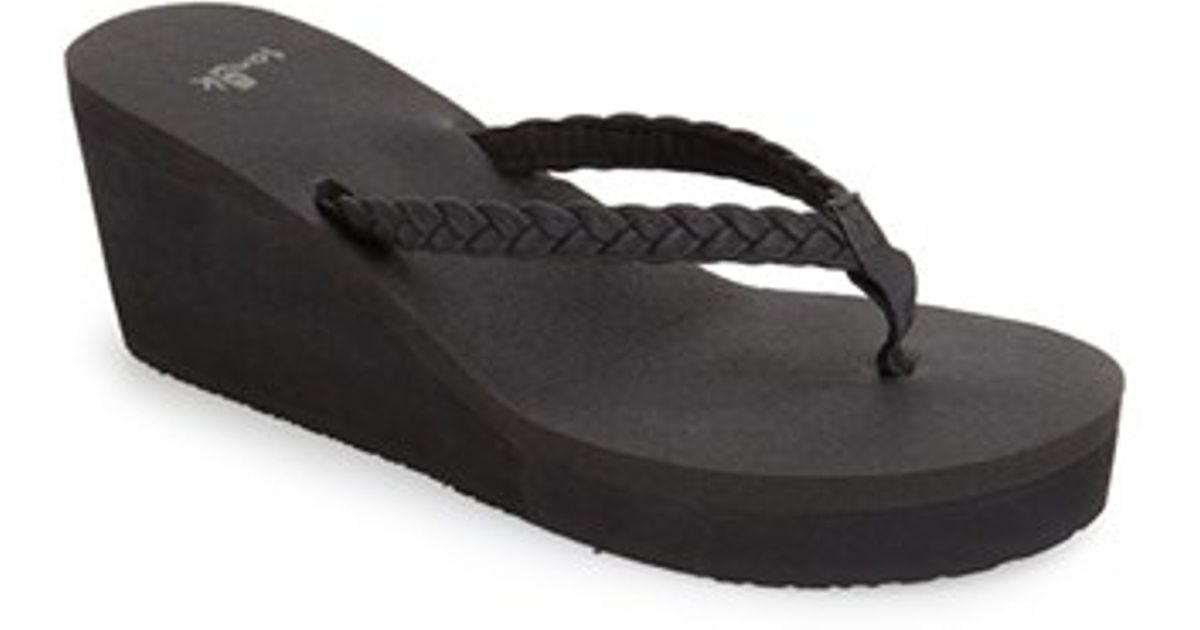 sanuk wedge sandals