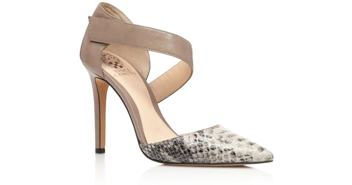 Heel Pumps in Grey/Taupe (Gray) - Lyst