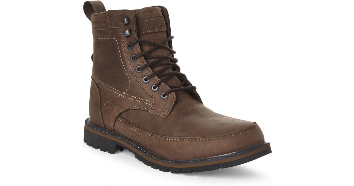 mens timberland dark brown boots