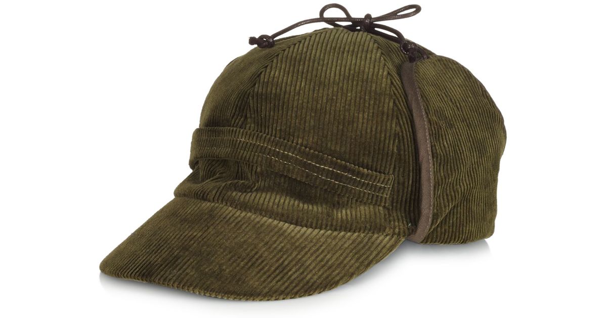 Polo Ralph Lauren Vintage Ridge Corduroy Hat in Green for Men Lyst