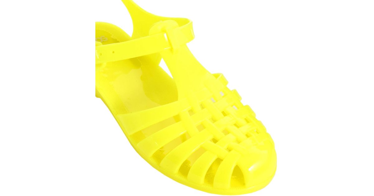 ASOS Funky Jelly Sandals in Yellow - Lyst