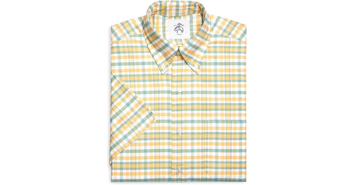 brooks brothers short sleeve shirts
