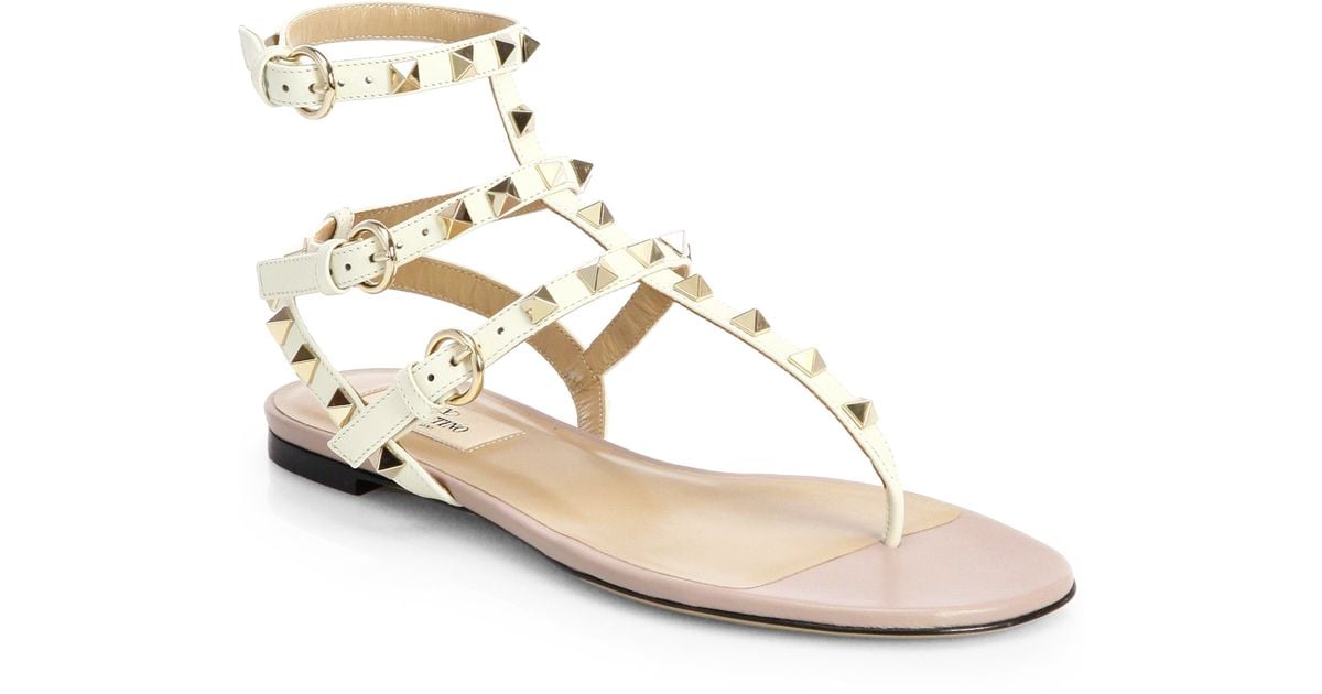 white valentino sandals
