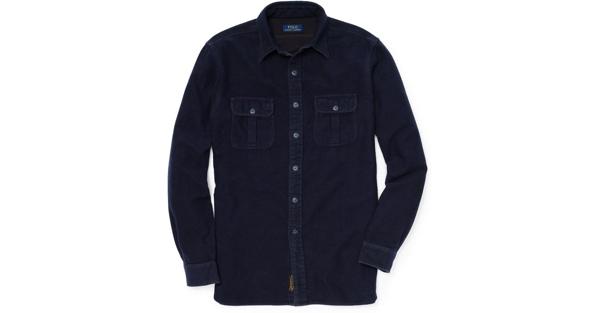 ralph lauren wool shirt