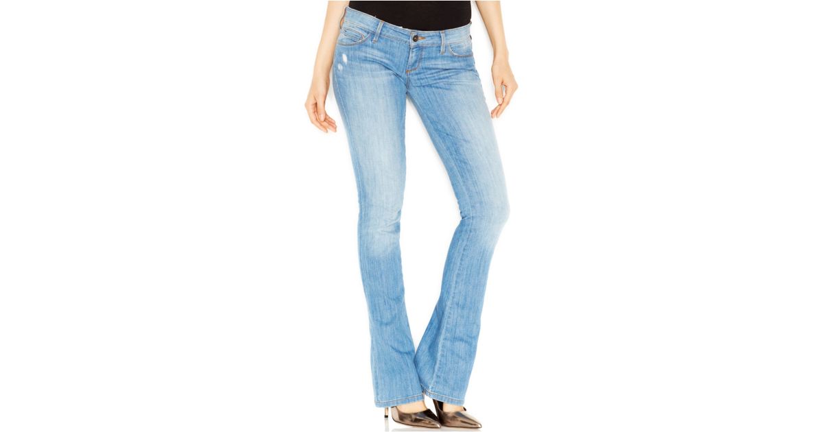 guess mid rise bootcut jeans
