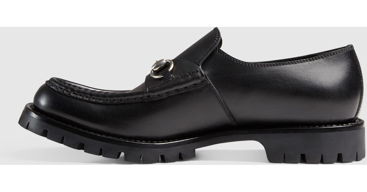 mens gucci lug sole loafers
