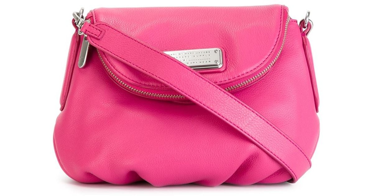 Marc By Marc Jacobs &#39;new Q Mini Natasha&#39; Crossbody Bag in Pink - Lyst