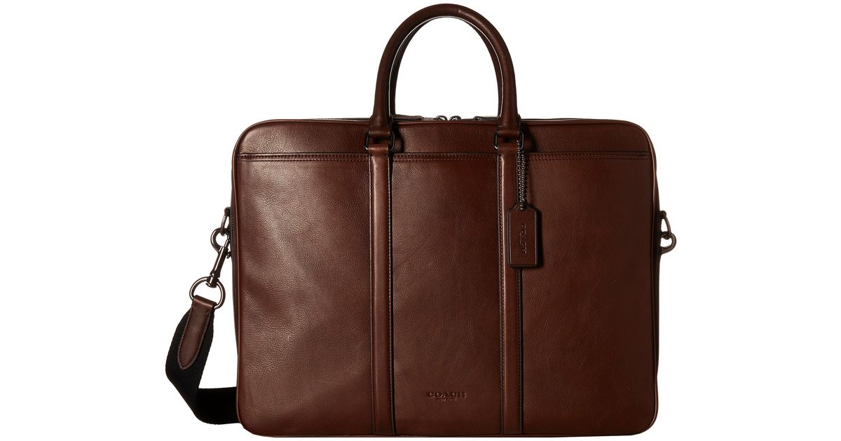 coach metropolitan leather briefcase