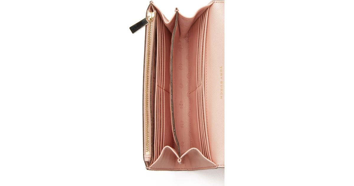 Tory Burch Robinson Chain Wallet - Iceberg in Pink