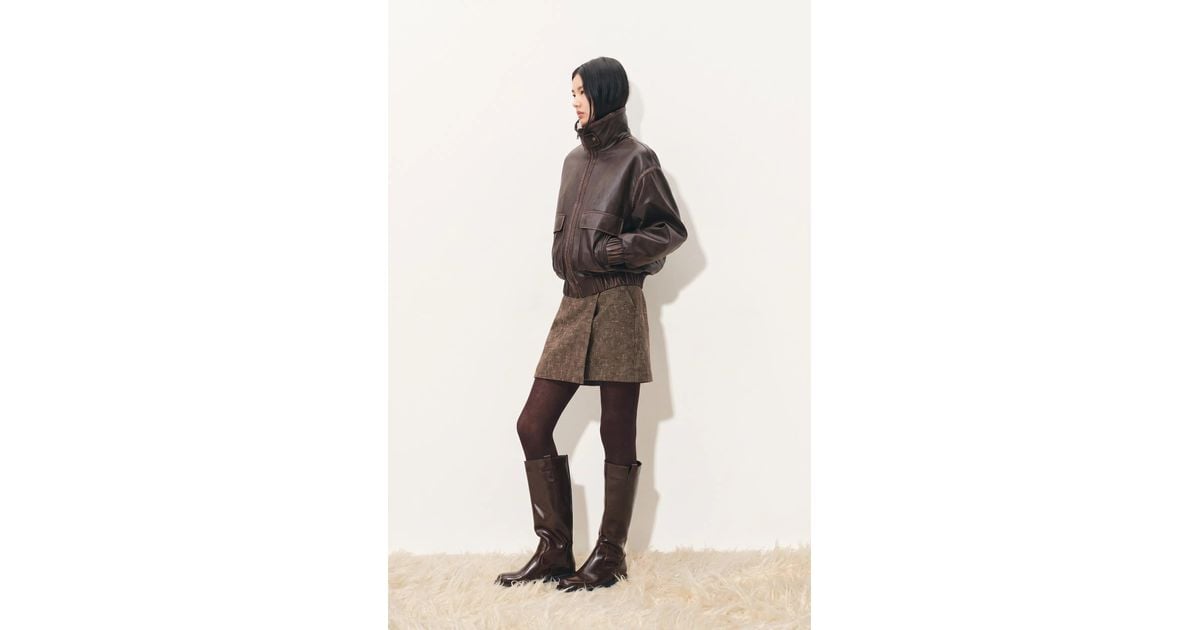 Fabrique Gabriella Vintage Bomber Jacket | Lyst