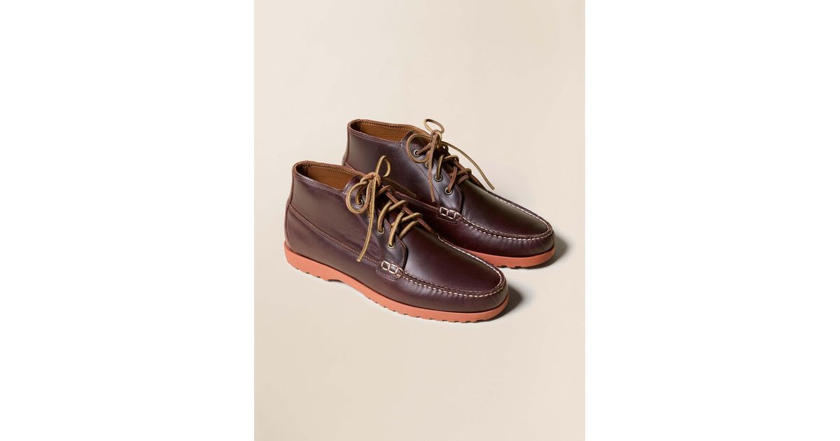 Faherty X Quoddy Telos Chukka Shoes in Brown for Men | Lyst