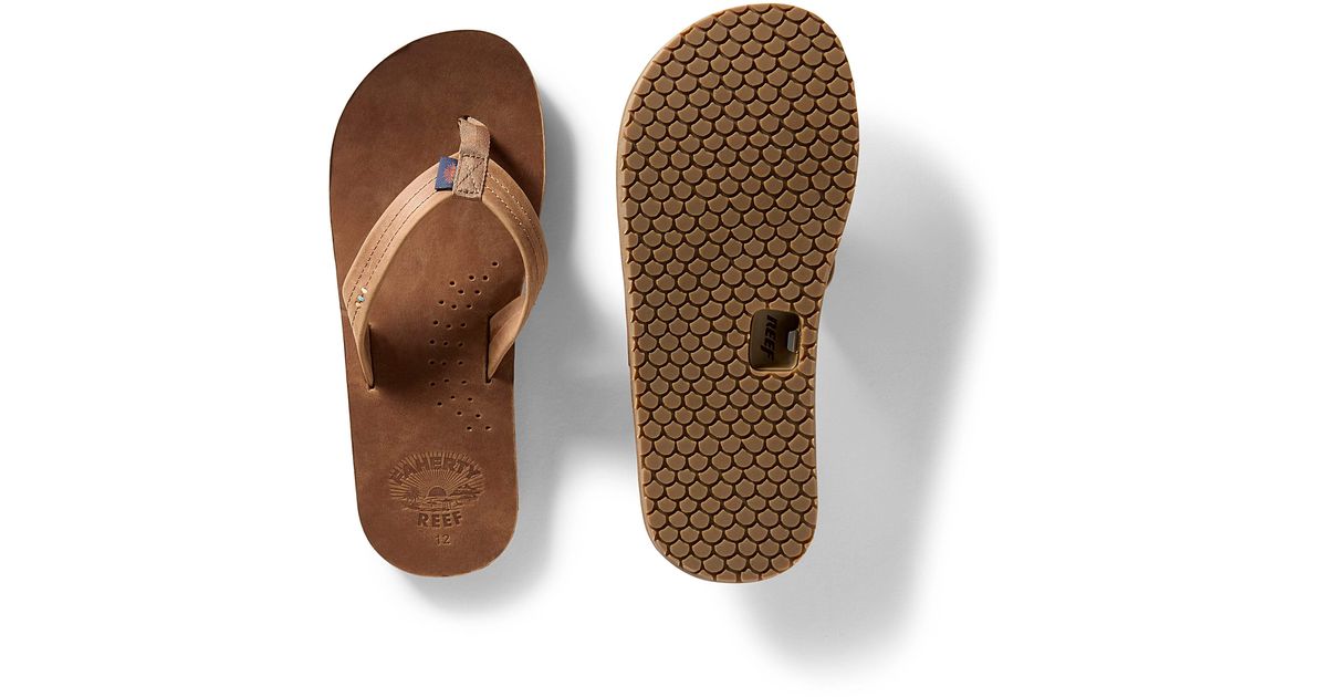 Reef X Reef Draftsmen Flip Flop Shoes In Brown Lyst reef-x-reef-draftsmen-flip-flop-shoes-in-brown-lyst