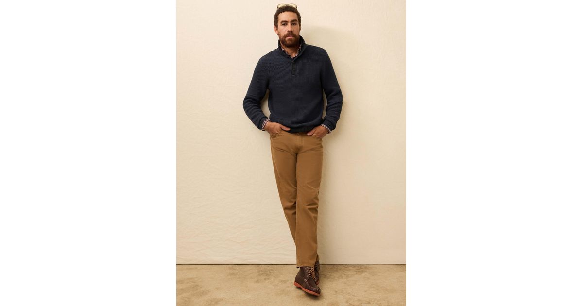 Faherty Reserve Twill 5-Pocket Pants for Men | Lyst UK