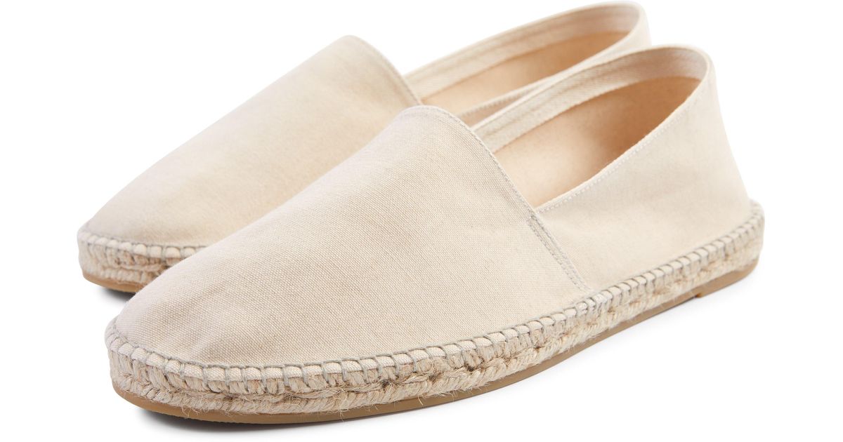Faherty Cotton Classic Espadrilles Shoes in Natural for Men | Lyst