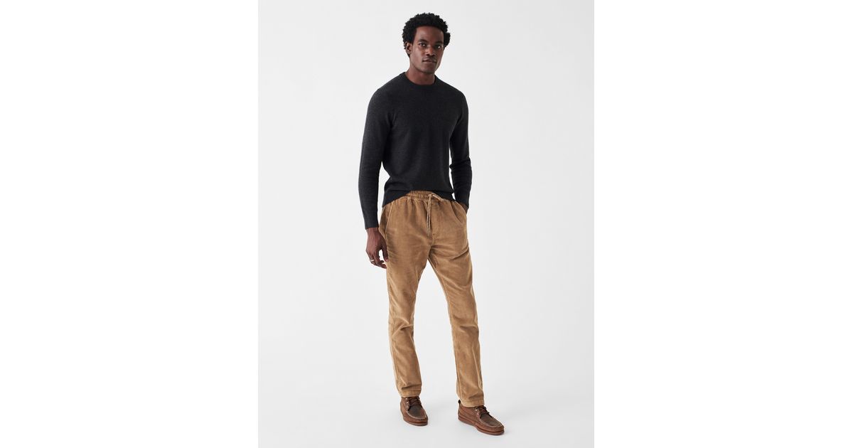 Faherty Drawstring Corduroy Pants for Men Lyst UK