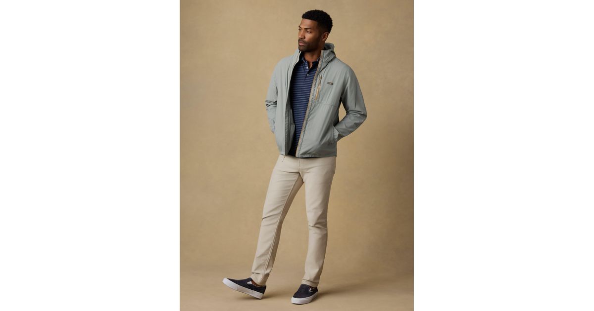 Faherty Shorelite Zephyr Jacket in Natural for Men | Lyst