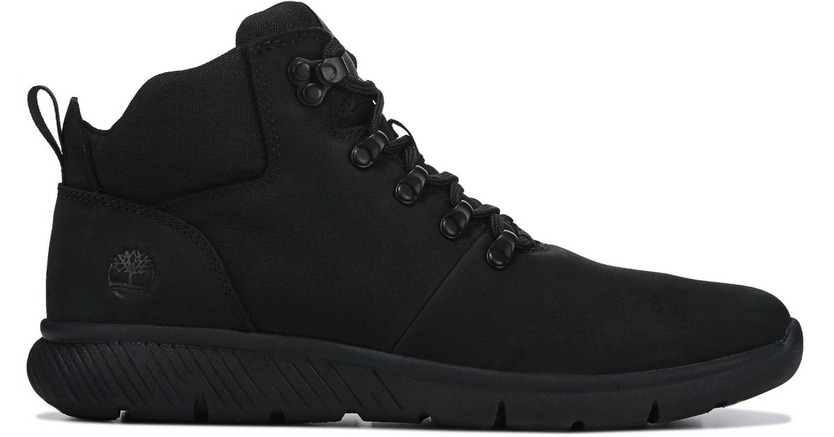 Timberland Leather Boltero Sneaker Boots in Black for Men - Lyst
