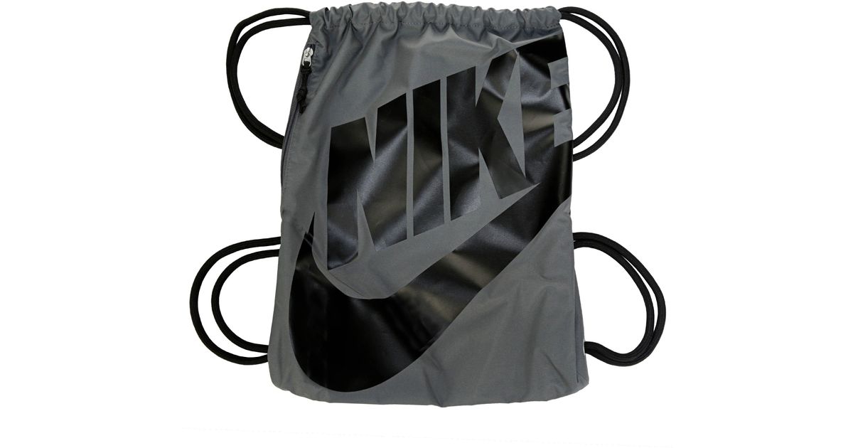 grey nike drawstring bag