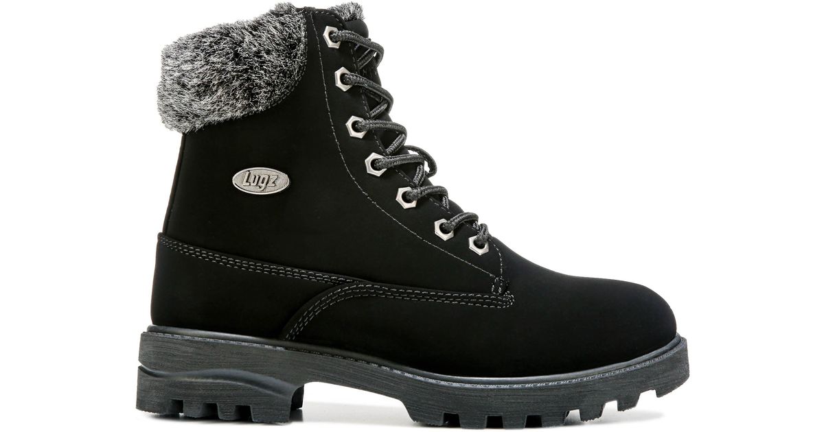 lugz women's empire hi fur lace up winter boot