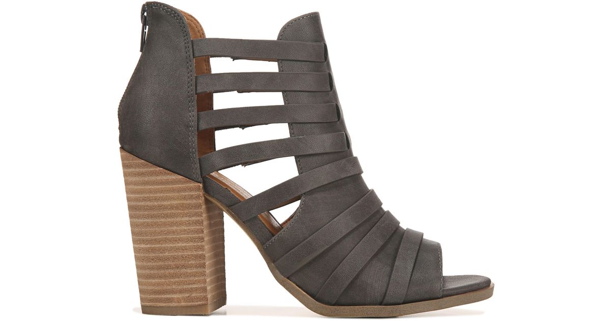 report peep toe booties