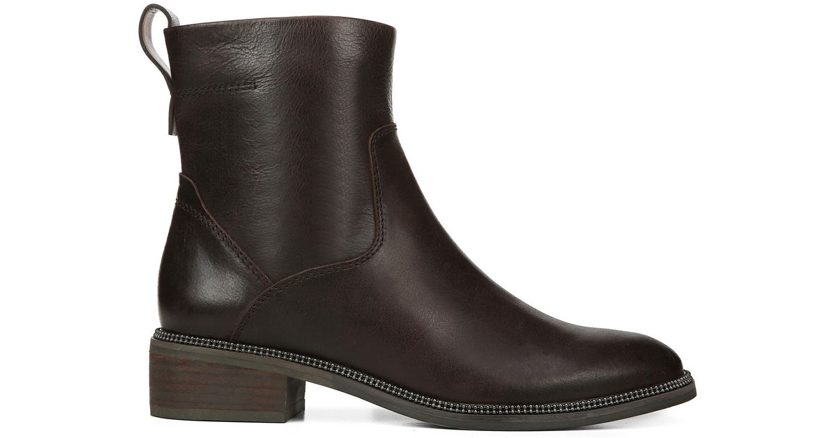 franco sarto brindle leather booties
