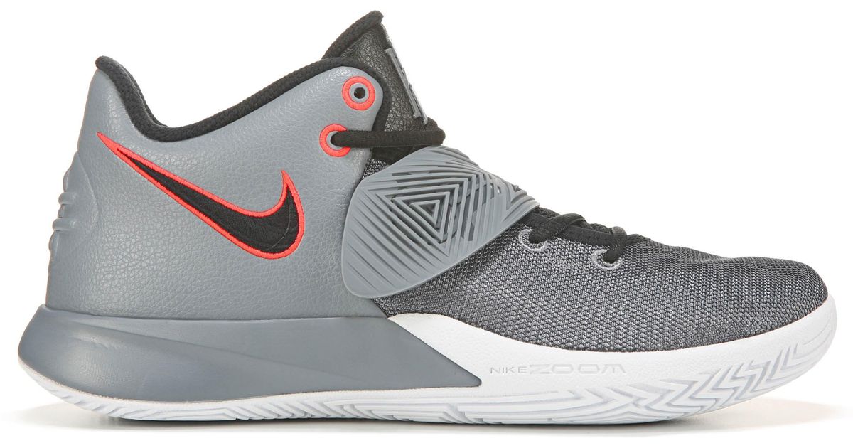 Nike Kyrie Flytrap 3 Basketball Shoe in Grey/Black/Red (Gray) for Men Save 1 Lyst
