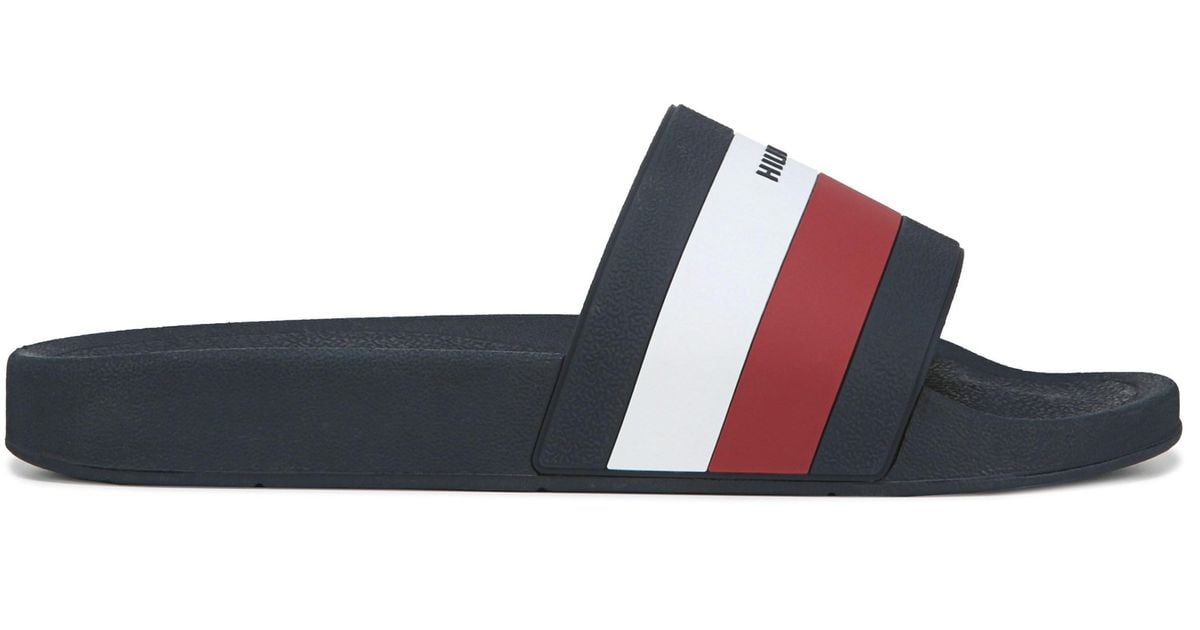 tommy hilfiger earthy slides