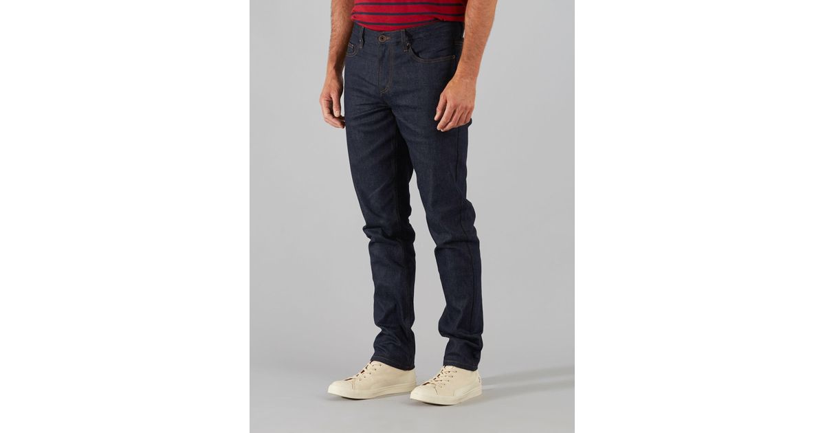Denim Blue Farah Jeans Fiveash Slim Stretch Denim Jeans