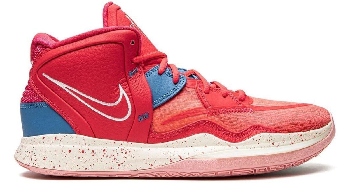 Nike Leather Kyrie Infinity Sneakers in Red for Men Lyst UK