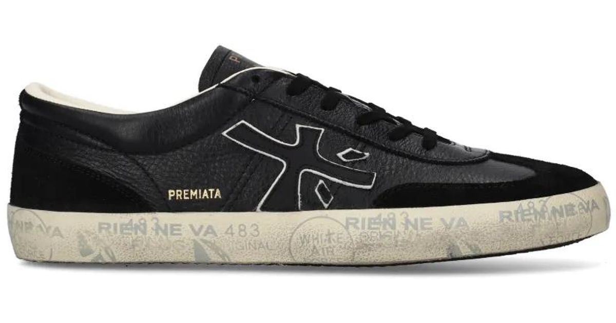 Premiata David Sneakers in Black for Men | Lyst