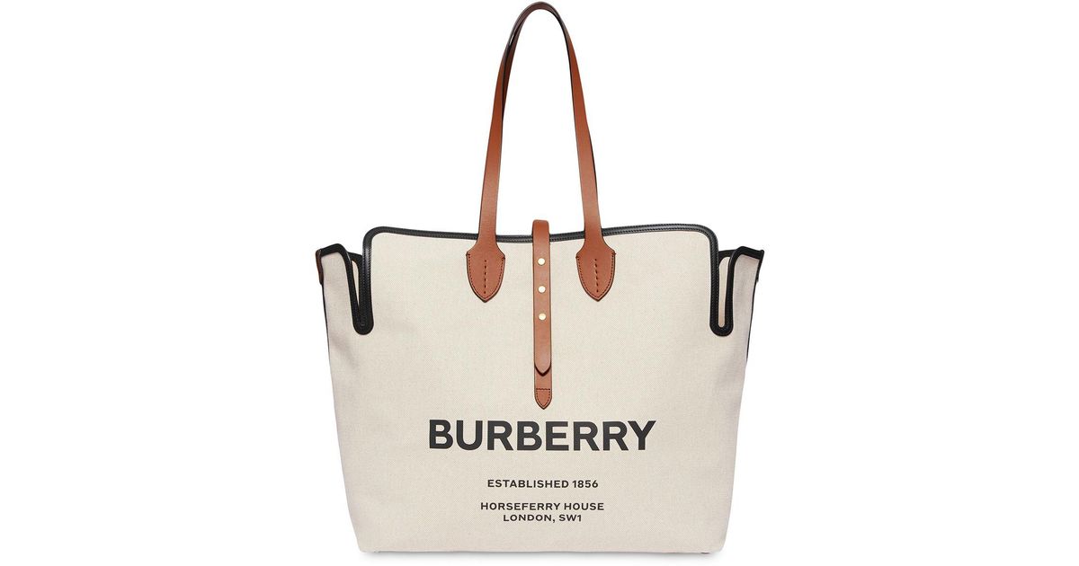 burberry canvas tote
