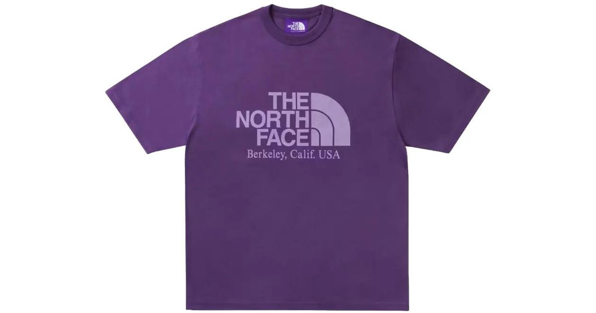 Palace X The North Face Label Field Graphic T-Shirt in Purple for 