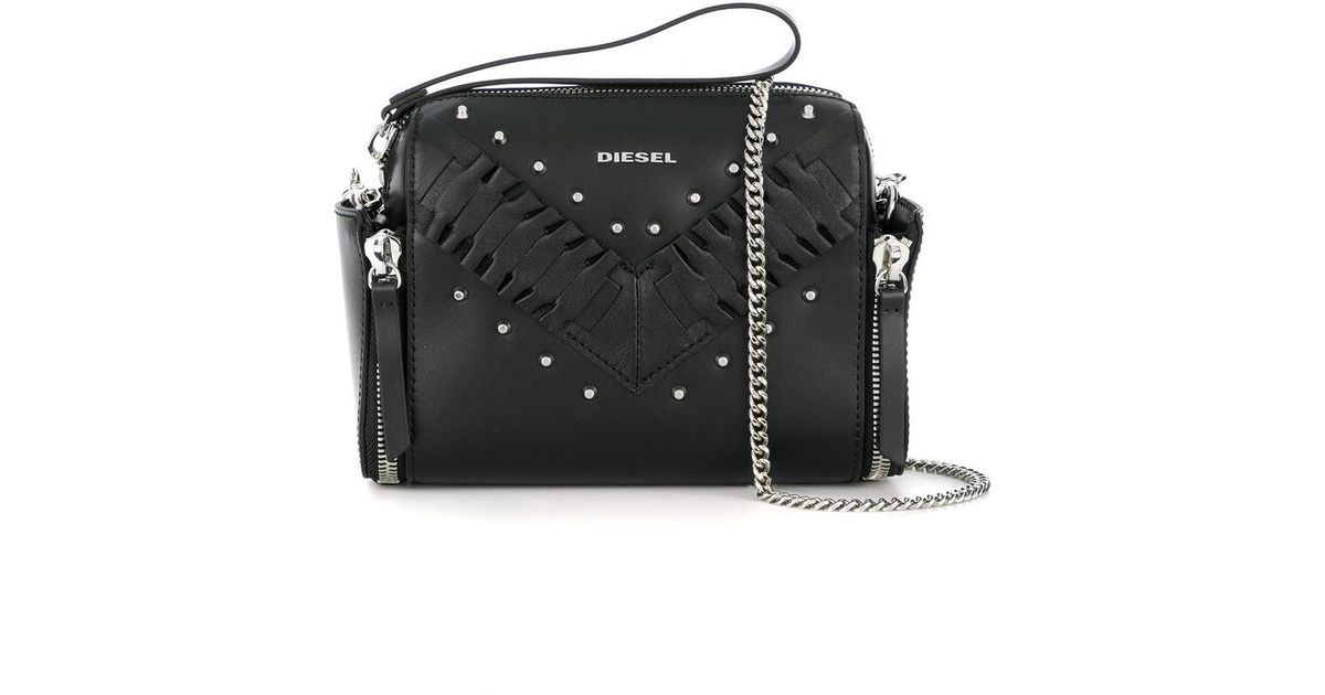 black studded cross body bag