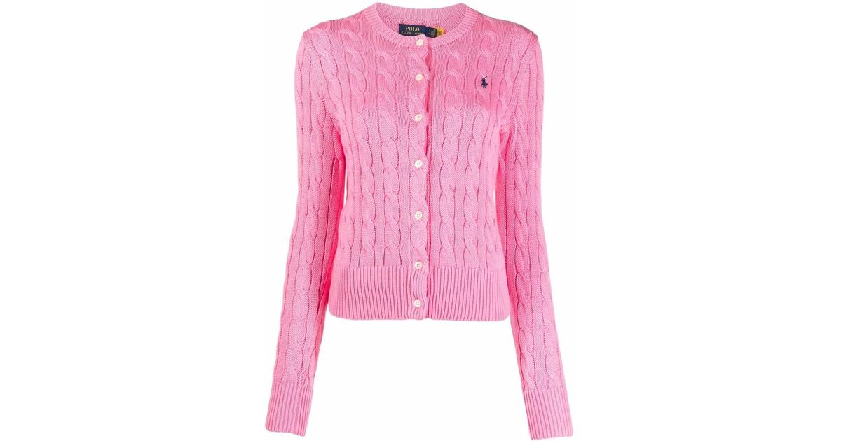Polo Ralph Lauren Cable-Knit Short-Sleeve Cardigan, Women's Fashion, Tops,  Other Tops on Carousell