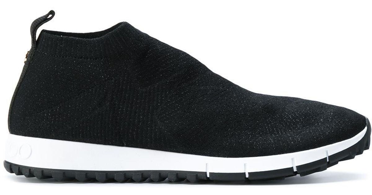 Jimmy Choo Norway Sneakers in Black | Lyst