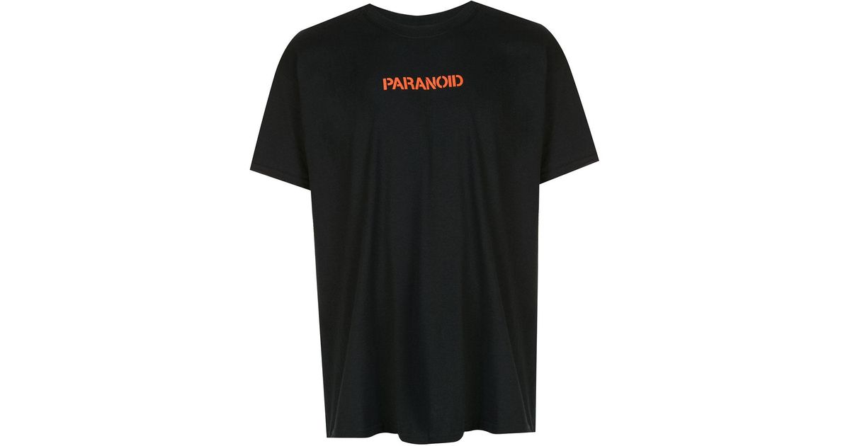 ANTI SOCIAL SOCIAL CLUB Paranoid Print T-shirt in Orange for Men