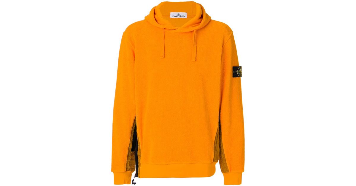 stone island sweater orange