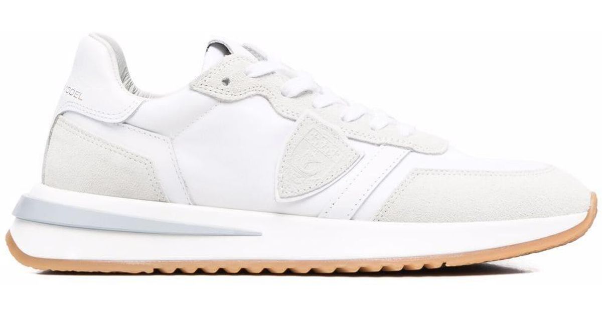 Philippe Model Paris Trpx Panelled Low-top Sneakers in White | Lyst