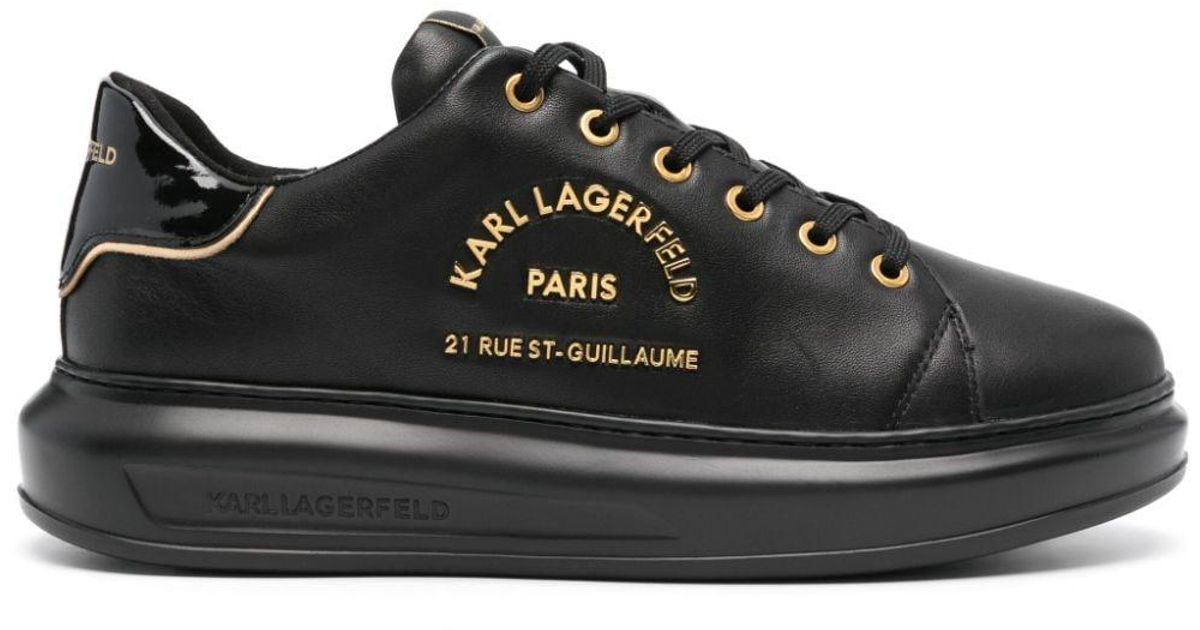 Karl Lagerfeld Rue St-Guillaume Kapri Leather Sneakers - Farfetch