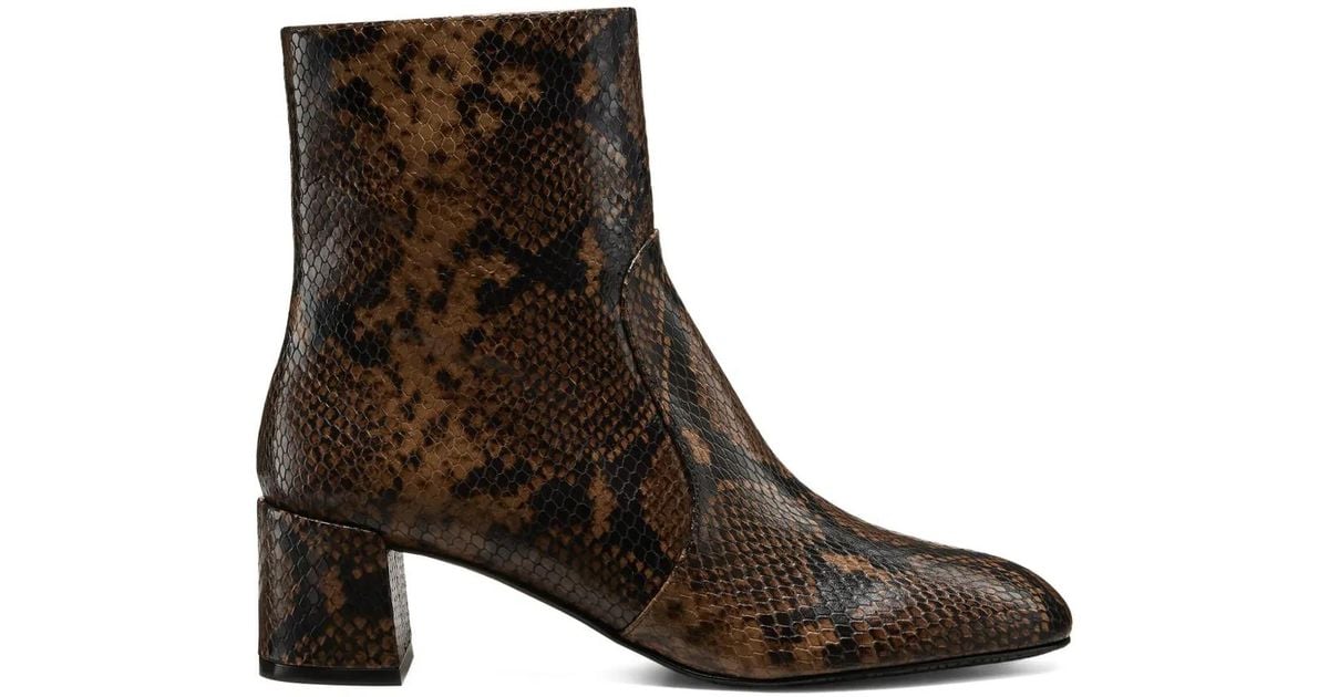 Stuart Foot Stuart Weitzman 50Mm Maeve Ankle Boots in Brown | Lyst