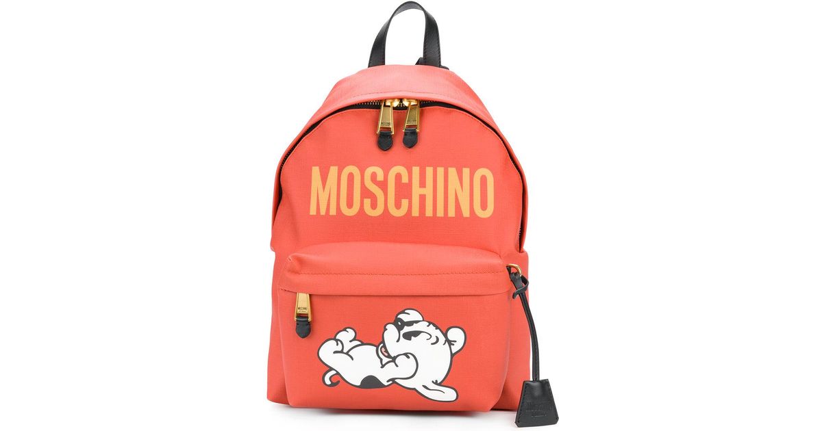 dog print backpack
