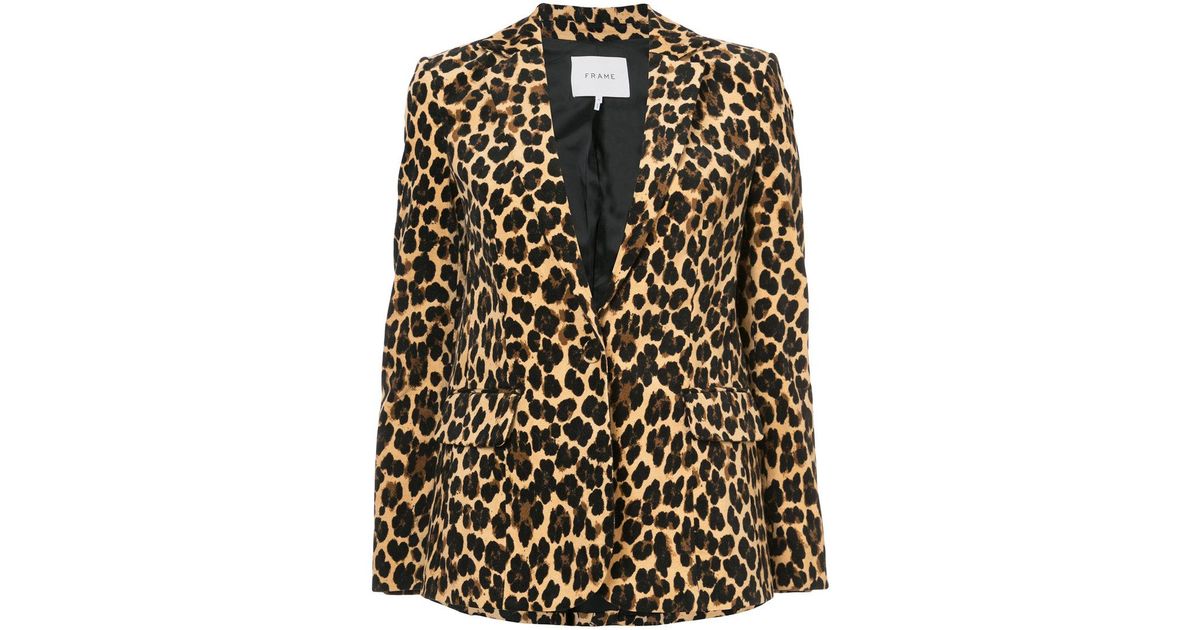 Frame hot sale leopard coat