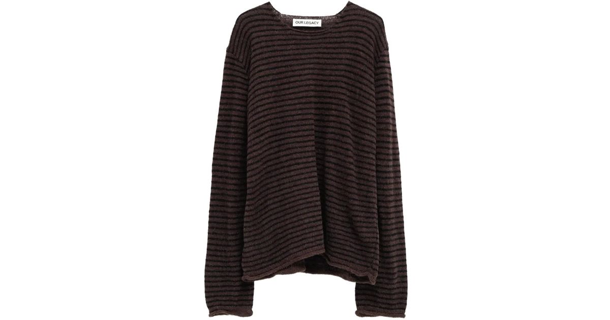メンズ Our Legacy Rigid ストライプ セーター ブラック | Lyst