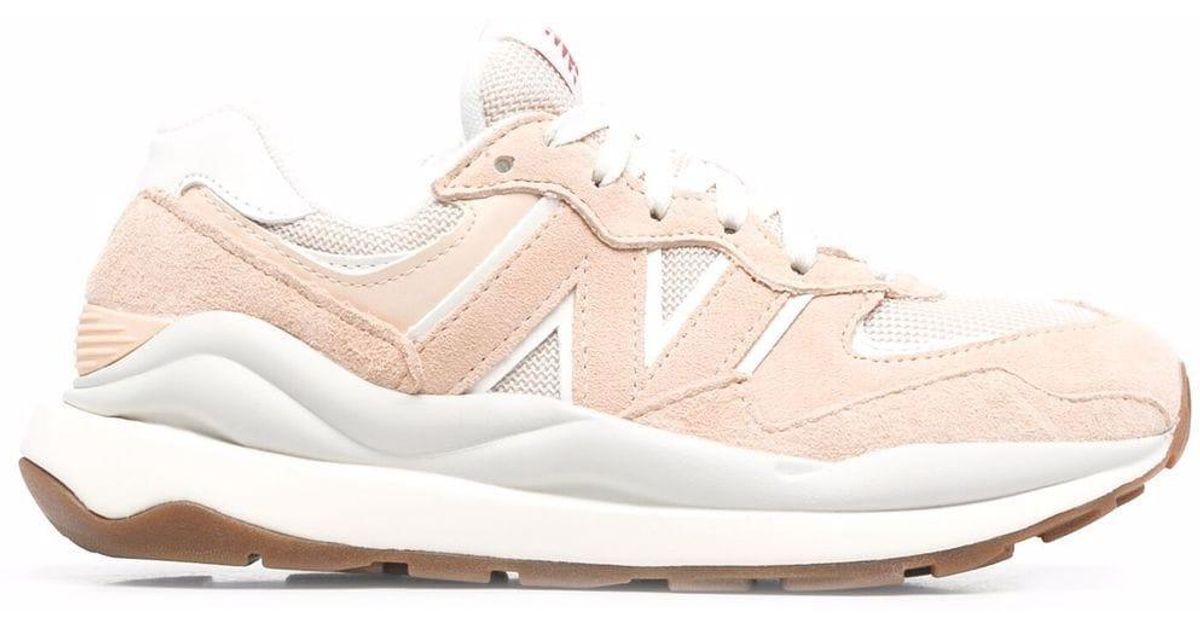 New Balance Suede 5740 Panelled Lace-up Sneakers in Pink | Lyst UK