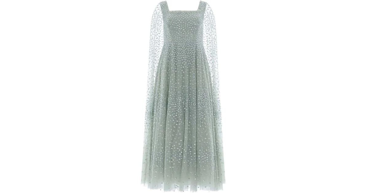 Needle & Thread Scatter Dot Sequinned Maxi Dress in Blue | Lyst Australia Needle & Thread Scatter Dot Sequinned Maxi Dress in Blue | Lyst Australia