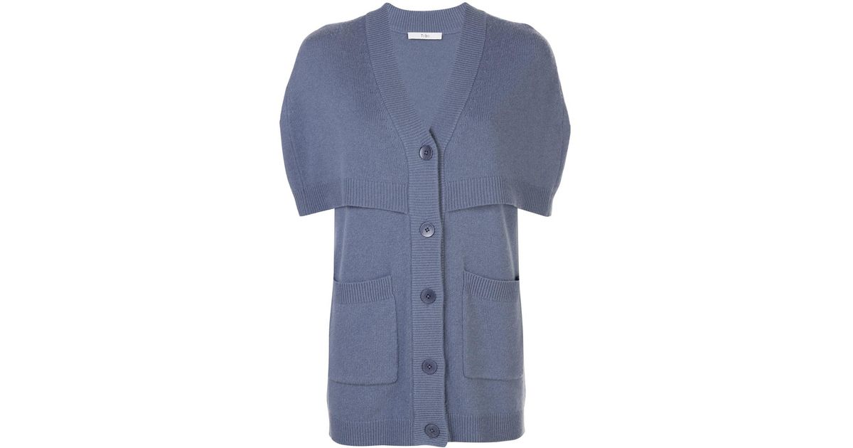 tibi cape cardigan