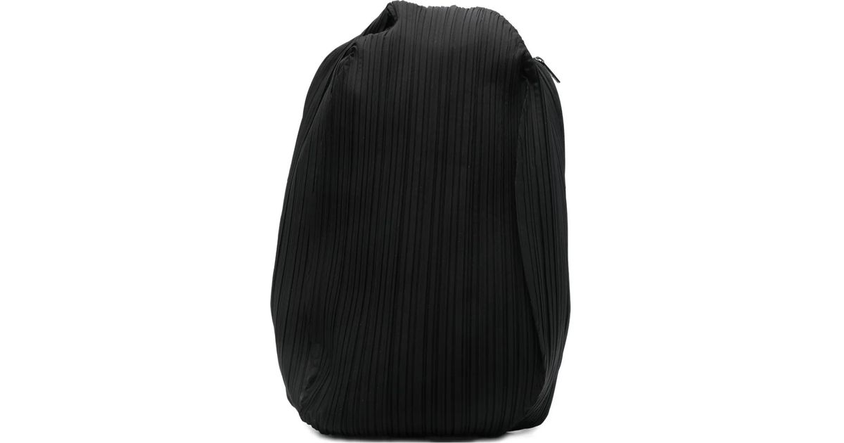 Pleats Please Issey Miyake Big Pleats Backpack in Yellow main image 0